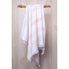 image:imageBath Towel Turkish Towel 100 Cotton Hammam White Towel Soft and Absorbent Terry Backing Oeko Tex Cotton Oversized Beach Towel 65 in x 35 in Blush Pink