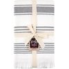 image:imageBath Towel Turkish Towel 100 Cotton Hammam White Towel Soft and Absorbent Terry Backing Oeko Tex Cotton Oversized Beach Towel 65 in x 35 in Gray