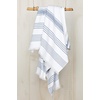 image:imageBath Towel Turkish Towel 100 Cotton Hammam White Towel Soft and Absorbent Terry Backing Oversized 65 in x 35 in Navy