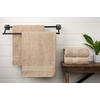 image:imageBath Towels 100 Terry Cotton Tan 4 Pack Bath Towel Set OekoTex Terry Cotton Bathroom Towels Soft and Absorbent Bathroom Towels Set 30 in x 54 in
