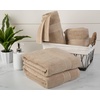 image:imageBath Towels 100 Terry Cotton Tan 4 Pack Bath Towel Set OekoTex Terry Cotton Bathroom Towels Soft and Absorbent Bathroom Towels Set 30 in x 54 in