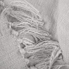 image:imageCotton Throw Blanket for couch 60x50 in Gray Boho Woven Throw with Fringe Textured Throw Blankets Thick and Durable Decorative Throw