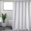 image:imageFabric Shower Curtains for Bathroom White Waffle Weave 72x72 in Farmhouse Boho Shower Curtains Cotton Polyester Blend