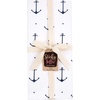 image:imageFlour Sack Kitchen Dish Towels Set 100 Cotton Anchor and Stripe Nautical Decorative Prints Decorative Tea Towels Quote Kitchen Towels Low Lint and Absorbent 3 Pack 28 in x 29 in