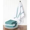 image:imageKitchen Towels Dish Towels 100 Cotton Set of 4 Blue and White Hand Towels Tea Towels Reusable and Absorbent Cleaning Cloths OekoTex Cotton 28 in x 16 in