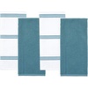 image:imageKitchen Towels Dish Towels 100 Cotton Set of 4 Blue and White Hand Towels Tea Towels Reusable and Absorbent Cleaning Cloths OekoTex Cotton 28 in x 16 in
