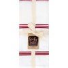 image:imageKitchen Towels Dish Towels 100 Cotton Set of 4 Red and White Hand Towels Tea Towels Reusable and Absorbent Cleaning Cloths OekoTex Cotton 28 in x 16 in