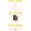 image:imageKitchen Towels Dish Towels 100 Cotton Set of 4 Yellow and White Hand Towels Tea Towels Reusable and Absorbent Cleaning Cloths OekoTex Cotton 28 in x 16 in