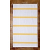 image:imageKitchen Towels Dish Towels 100 Cotton Set of 4 Yellow and White Hand Towels Tea Towels Reusable and Absorbent Cleaning Cloths OekoTex Cotton 28 in x 16 in