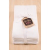 image:imageKitchen Towels Dish Towels White 100 Cotton Set of 4 Tea Towels for Crafting and Embroidery DualTexture Flat Woven Side and Terry Side OekoTex Cotton 28 in x 16 in