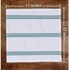 image:imageKitchen Towels Dishcloths 100 Cotton Set of 8 Blue and White Dish Cloth Towels Tea Towels Reusable and Absorbent Cleaning Cloths OekoTex Cotton 12 in x 12 in