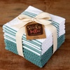 image:imageKitchen Towels Dishcloths 100 Cotton Set of 8 Blue and White Dish Cloth Towels Tea Towels Reusable and Absorbent Cleaning Cloths OekoTex Cotton 12 in x 12 in