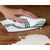 image:imageKitchen Towels Dishcloths 100 Cotton Set of 8 Dark Green and White Dish Cloth Towels Tea Towels Reusable and Absorbent Cleaning Cloths OekoTex Cotton 12 in x 12 in