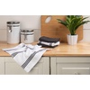 image:imageKitchen Towels Dishcloths 100 Cotton Set of 8 Gray and White Dish Cloth Towels Tea Towels Reusable and Absorbent Cleaning Cloths OekoTex Cotton 12 in x 12 in