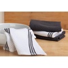 image:imageKitchen Towels Dishcloths 100 Cotton Set of 8 Gray and White Dish Cloth Towels Tea Towels Reusable and Absorbent Cleaning Cloths OekoTex Cotton 12 in x 12 in
