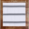 image:imageKitchen Towels Dishcloths 100 Cotton Set of 8 Gray and White Dish Cloth Towels Tea Towels Reusable and Absorbent Cleaning Cloths OekoTex Cotton 12 in x 12 in