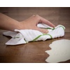 image:imageKitchen Towels Dishcloths 100 Cotton Set of 8 Green and White Dish Cloth Towels Tea Towels Reusable and Absorbent Cleaning Cloths OekoTex Cotton 12 in x 12 in