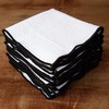 image:imageKitchen Towels Dishcloths 100 Cotton White Waffle Weave Bleach Friendly Set of 8 12 in x 12 in Absorbent Cleaning Dish Cloths Paperless Towels Gray Border