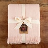 image:imageMuslin Throw Blanket for Couch 100 Cotton 60x50 in Blush Pink Muslin Cotton Blankets for Adults Soft Lightweight and Breathable Throw Boho Farmhosue
