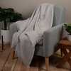 image:imageMuslin Throw Blanket for Couch 100 Cotton 60x50 in Gray Muslin Cotton Blankets for Adults Soft Lightweight and Breathable Throw Boho Farmhosue