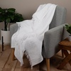 image:imageMuslin Throw Blanket for Couch 100 Cotton 60x50 in White Muslin Cotton Blankets for Adults Soft Lightweight and Breathable Throw Boho Farmhosue