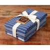 image:imageSticky Toffee 100 Cotton Kitchen Towels 28x16 in  Blue Dish Hand and Tea Towels in Flat Terry Waffle and Herringbone Weaves