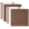image:imageSticky Toffee 9Piece Kitchen Set  Brown 100 Cotton Terry Dish Towels Dishcloths Oven Mitts and Pot Holders with NonSlip Silicone Grip OekoTex Cotton