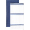 image:imageSticky Toffee 9Piece Kitchen Set  Dark Blue 100 Cotton Terry Dish Towels Dishcloths Oven Mitts and Pot Holders with NonSlip Silicone Grip OekoTex Cotton