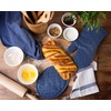 image:imageSticky Toffee 9Piece Kitchen Set  Dark Blue 100 Cotton Terry Dish Towels Dishcloths Oven Mitts and Pot Holders with NonSlip Silicone Grip OekoTex Cotton