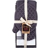 image:imageSticky Toffee 9Piece Kitchen Set  Gray 100 Cotton Terry Dish Towels Dishcloths Oven Mitts and Pot Holders with NonSlip Silicone Grip OekoTex Cotton