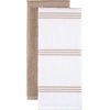 image:imageSticky Toffee 9Piece Kitchen Set  Tan 100 Cotton Terry Dish Towels Dishcloths Oven Mitts and Pot Holders with NonSlip Silicone Grip OekoTex Cotton