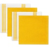 image:imageSticky Toffee 9Piece Kitchen Set  Yellow 100 Cotton Terry Dish Towels Dishcloths Oven Mitts and Pot Holders with NonSlip Silicone Grip OekoTex Cotton