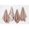 image:imageSticky Toffee Cotton Dish Towels Set of 4  28x16 in Tan Tea Towels for Kitchen Soft and Absorbent OekoTex Cotton