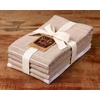 image:imageSticky Toffee Cotton Dish Towels Set of 4  28x16 in Tan Tea Towels for Kitchen Soft and Absorbent OekoTex Cotton