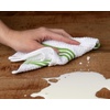 image:imageSticky Toffee Cotton Dishcloths Set of 8  Green and White Dish Towels 12x12 in Reusable and Absorbent Tea Towels for Cleaning or Drying OekoTex Cotton