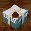 image:imageSticky Toffee Cotton Dishcloths Set of 8 Blue Check 12 x 12 in Absorbent Reusable Kitchen and Cleaning Cloths