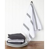 image:imageSticky Toffee Cotton Kitchen Towels Set of 4  Gray and White Hand Towels 28x16 in Reusable and Absorbent Tea Towels for Drying or Cleaning OekoTex Cotton
