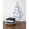 image:imageSticky Toffee Cotton Kitchen Towels Set of 4 Gray and White 28 x 16 in Absorbent Reusable Hand and Dish Towels Tea Towels OekoTex Certified