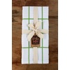 image:imageSticky Toffee Cotton Terry Kitchen Dish Towel Checked 4 Pack 28 x 16 Green Check