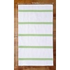 image:imageSticky Toffee Cotton Terry Kitchen Dish Towels Thick and Absorbent 4 Pack 28 in x 16 in Green Stripe