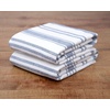 image:imageSticky Toffee Hand Towels for Bathroom Set of 2  28x16 in White and Navy Blue Striped Turkish Towels Soft and Absorbent Decorative 100 Cotton Bath Towels