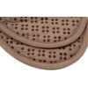 image:imageSticky Toffee Oven Mitt and Pot Holder Set of 3  Brown NonSlip Silicone Kitchen Hot Pads and Mitts 100 Cotton Shell OekoTex Cotton