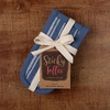 image:imageSticky Toffee Pan Handle Covers for Cast Iron Skillet Set of 2 Blue Heat Resistant Sleeves 3 x 6 in OekoTex Cotton Hot Pot Holders