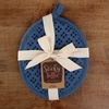 image:imageSticky Toffee Silicone Pot Holders Set of 2 Dark Blue Heat Resistant to 500F NonSlip Oven Hot Pads with OekoTex Cotton Shell 7 x 9 in