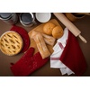 image:imageSticky Toffee Silicone Pot Holders Set of 2 Red Heat Resistant to 500F NonSlip Oven Hot Pads with OekoTex Cotton Shell 7 x 9 in