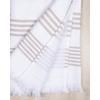 image:imageSticky Toffee Turkish Bath and Beach Towel Tan Hammam 65 x 35 in Soft Absorbent Cotton with Terry Backing