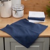 image:imageSticky Toffee Waffle Dishcloths 100 Cotton Set of 4 Blue and White Dish Cloths Sets for Kitchen Kitchen Towels Reusable Absorbent Cleaning Cloths OekoTex Cotton 12 in x 12 in JVSPKA5441