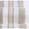 image:imageSticky Toffee Waffle Kitchen Towels Set of 2 White and Tan Striped Waffle Weave Dish Towels for Kitchen Absorbent Waffle Hand Towels OekoTex Cotton Tea Towels 25 in x 15 in JVSPKA5438
