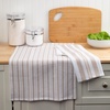 image:imageSticky Toffee Waffle Kitchen Towels Set of 2 White and Tan Striped Waffle Weave Dish Towels for Kitchen Absorbent Waffle Hand Towels OekoTex Cotton Tea Towels 25 in x 15 in JVSPKA5438