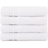 image:imageSticky Toffee Washcloths Set of 4  13x13 in White 100 Terry Cotton Soft and Absorbent OekoTex Cloths for Body and Face Washing